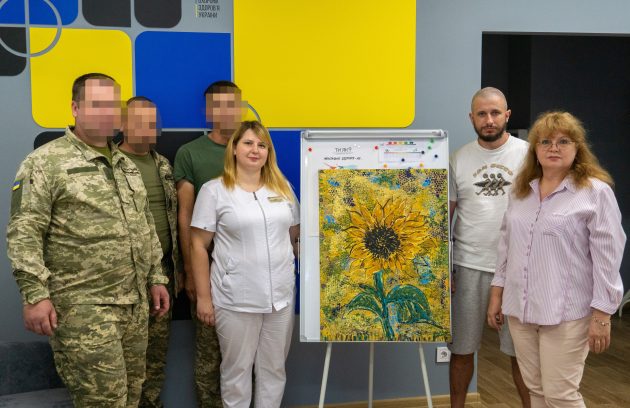 У Просторі турботи про ветерана провели арт-терапевтичний майстер-клас